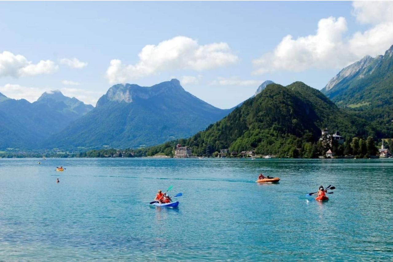 Lac Annecy Plage Privee, Duplex Baie Des Voiles Duingt Eksteriør billede