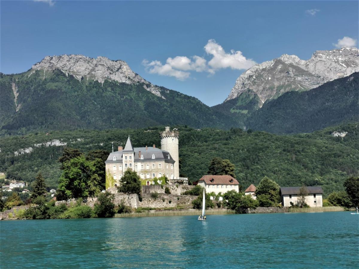 Lac Annecy Plage Privee, Duplex Baie Des Voiles Duingt Eksteriør billede