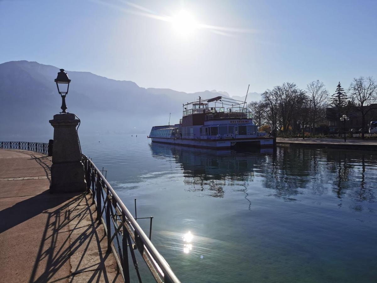 Lac Annecy Plage Privee, Duplex Baie Des Voiles Duingt Eksteriør billede