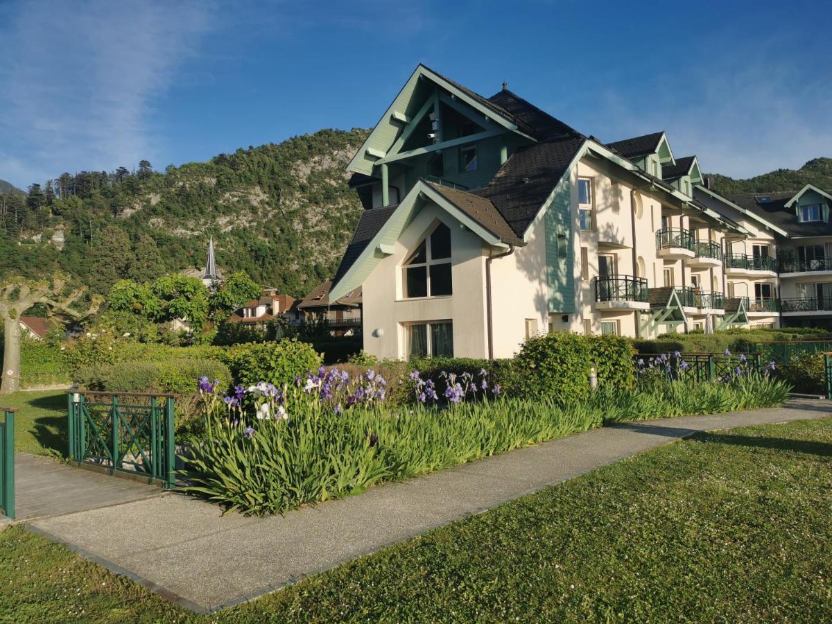 Lac Annecy Plage Privee, Duplex Baie Des Voiles Duingt Eksteriør billede