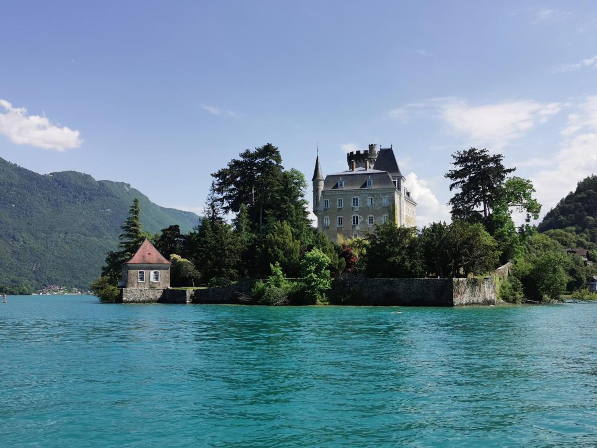Lac Annecy Plage Privee, Duplex Baie Des Voiles Duingt Eksteriør billede